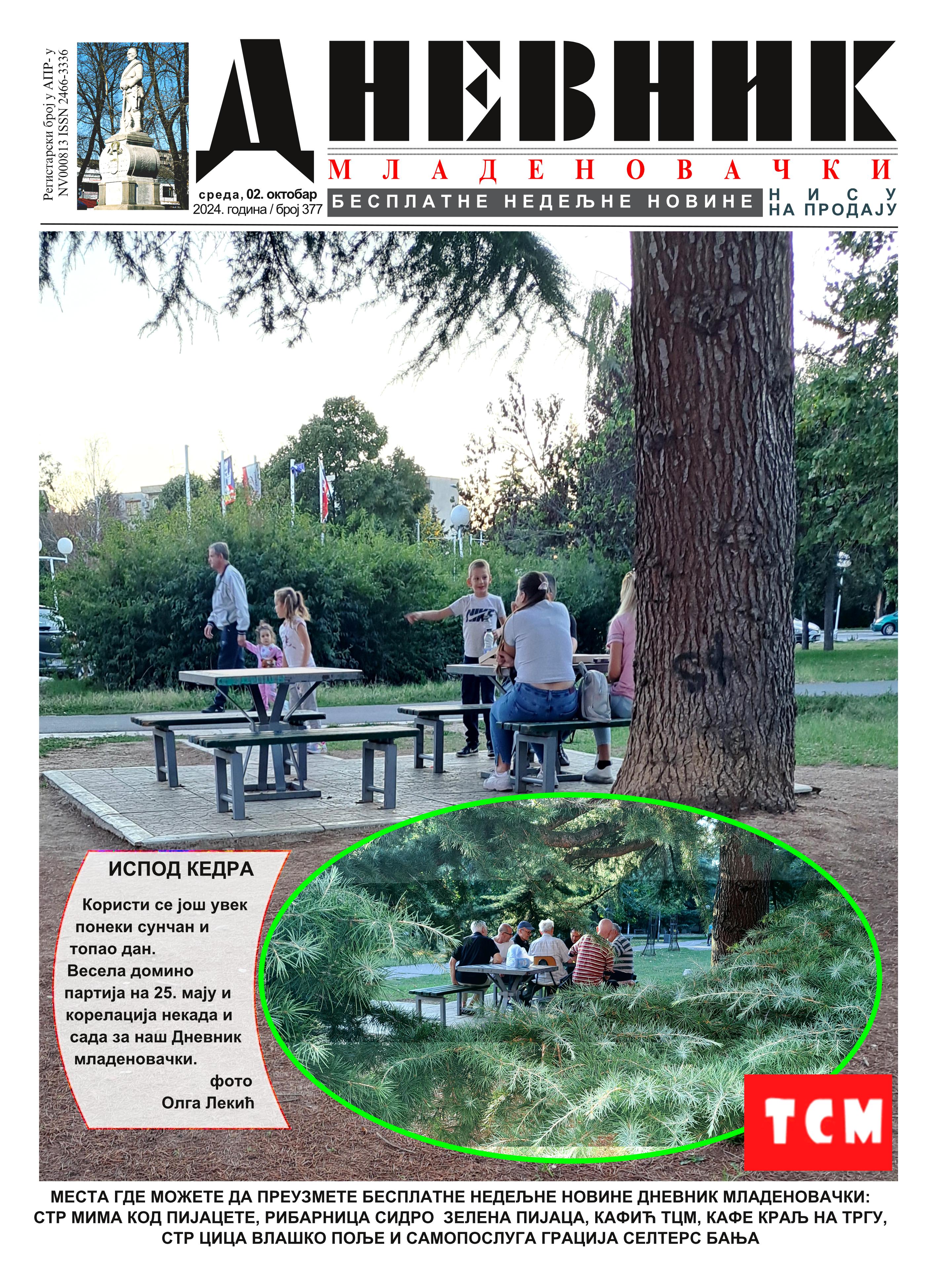 dnevnik mladenovacki